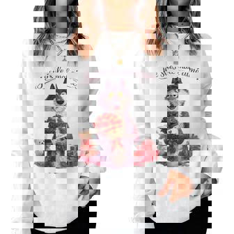 Loup Le Mal Aimé Fete Laaintalentin Cadeau Homme Sweat-shirt pour femme - Cadeauxyz