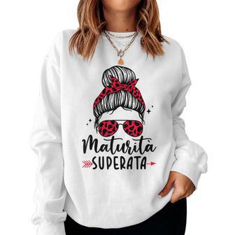Maglia Fine Anno Maturità 2025 Ragazza Maturitàuperata Women Sweatshirt - Novitaregali