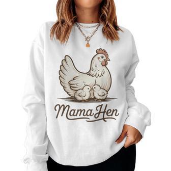 Mama Hen Chicken Mom Mother Day Women Sweatshirt - Monsterry