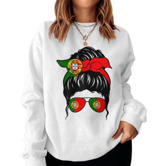 Portuguesa Chica Portugal Bandera Portuguesa Portuguesa Sudadera Mujer - Regaloses