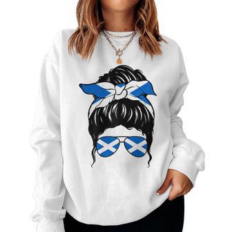 Scottish Girl Scotland Scottish Flag Proud Scottish Woman Women Sweatshirt - Thegiftio UK