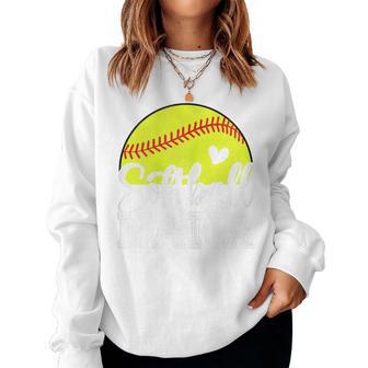 Softball Nana For Mother's Day Softball Lovers Women Sweatshirt - Thegiftio UK