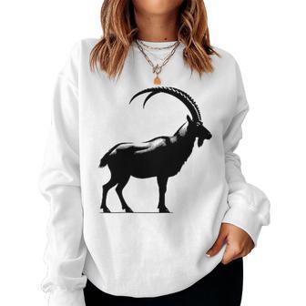 Stambecco Dad Mom Lover -Tambecco Monocromatico Women Sweatshirt - Novitaregali