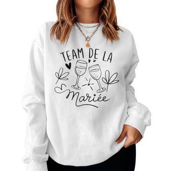 Team Mariée Evjf Déguisement Humour Enterrement Sweat-shirt pour femme - Cadeauxyz
