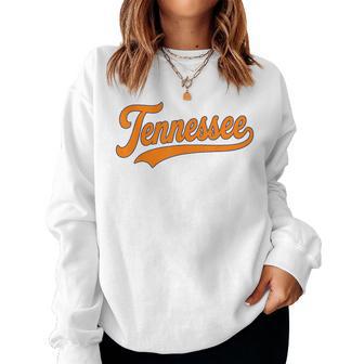 Tennessee Vintage Orange Tennessee Retro Orange Women Sweatshirt - Thegiftio UK