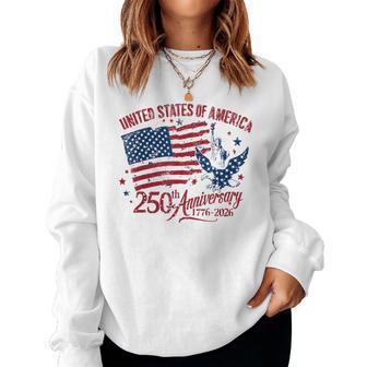 United States Of America 250Th Anniversary 1776 2026 Women Women Sweatshirt - Thegiftio UK
