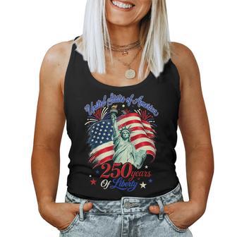 250 Years Statue Of Liberty 250Th Anniversary Kids Women Tank Top - Thegiftio UK