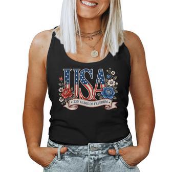 250Th Anniversary Usa Patriotic 4Th Of July Women Tank Top - Thegiftio UK