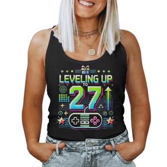27歳の男性女性、誕生日、27歳の誕生日にプレゼント。 レディースタンクトップ - Kawaiitshirt