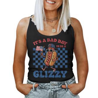4Th Of July Bad Day To Be Glizzy Usa Hotdog Kids Women Tank Top - Monsterry