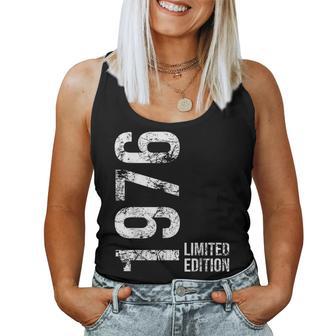 50 歳の誕生日 50 歳の男性女性ヴィンテージ 1976 レディースタンクトップ - Kawaiitshirt