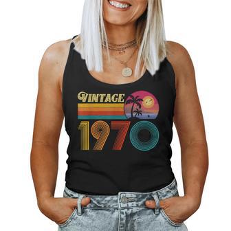 56歳の誕生日プレゼント 56歳 男性 女性 レトロ ヴィンテージ 1970 レディースタンクトップ - Kawaiitshirt