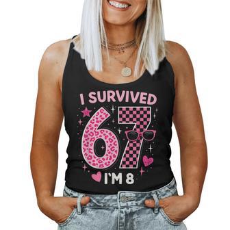 8 Year Old Girl Birthday 67 Meme Girls 8Th Birthday Women Tank Top - Thegiftio UK