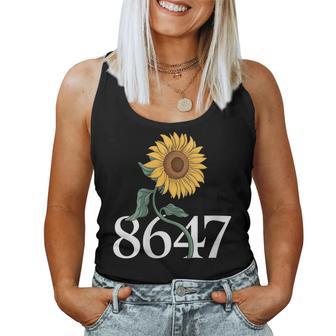 8647 Sunflower 86 47 Floral Women Tank Top - Monsterry