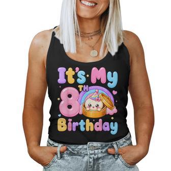 8Th Birthday Girl Kawaii Dumpling Anime Birthday Party Women Tank Top | Seseable UK