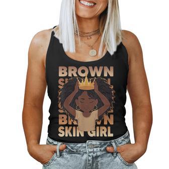 African Girls Brown Skin Girl Black Melanin Junenth Girls Women Tank Top - Thegiftio