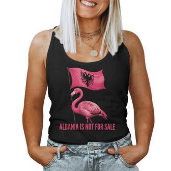 Albanien Flagge Pink Flamingo Albania Is Not Forale Tank Top Frauen - Geschenkecke