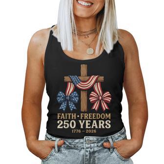 America Flag 250 Anniversary Usa 4Th Of July Women Tank Top - Thegiftio UK