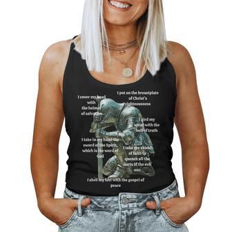 Armor Of God Christian Shield Of Faith Women Tank Top - Thegiftio UK