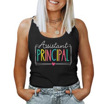 Assistant Principal Appreciation Back To School Women Tank Top - Thegiftio UK