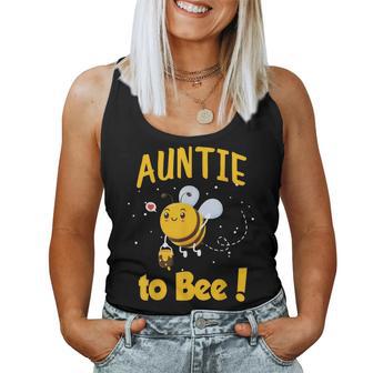 Auntie To Bee Being An Auntie Camiseta sin mangas para mujer - Regaloses
