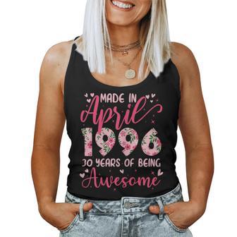 Avril 1996 Cool Cadeau Anniversaire 30 Ans Pour S Débardeur pour femme - Cadeauxyz