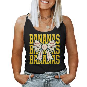 Banana Bow Ribbon Fruit Girls Kids Women Tank Top - Thegiftio UK