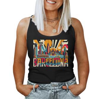 Barcelona Espana Barcelone Espagne Débardeur pour femme - Cadeauxyz