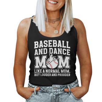 Baseball And Dance Mom Definition Dancing And Baseball Mom Women Tank Top - Thegiftio UK
