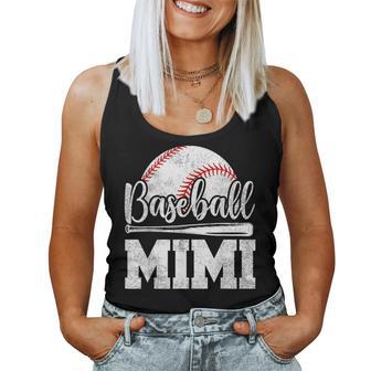 Baseball Mimi Baseball Player Game Day Mother's Day Women Tank Top - Thegiftio