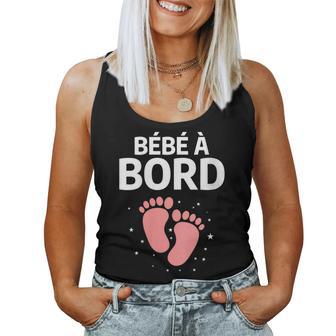Bébé À Bord Citation Annonce De Grossesse Pour Future Maman Débardeur pour femme - Cadeauxyz