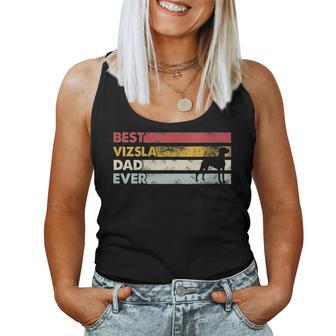 Best Dog Dad Ever Father Vizsla Women Tank Top - Thegiftio UK