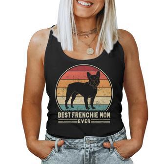 Best Frenchie Mom Ever レトロ フレンチブルドッグ ドッグ ママ 長袖tシャツ レディースタンクトップ - Kawaiitshirt