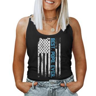 Best Popo Ever American Usa Flag Father’S Day For Popo Men Women Tank Top - Monsterry UK