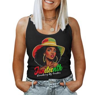 Black Junenth 1865 Remembering My Ancestors Women Tank Top - Thegiftio UK