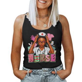 Black History Month African American Nurse For Melanin Women Women Tank Top - Thegiftio
