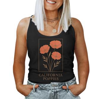Botaniqueintage De Pavot De Californie Débardeur pour femme - Cadeauxyz