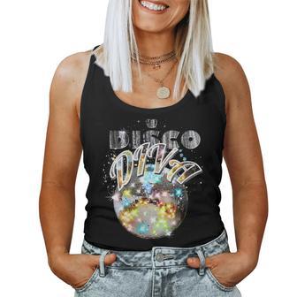 Boule Disco Diva Queen – 70S Retrointage Dancing Débardeur pour femme - Cadeauxyz