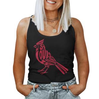 Cardinal Retro Vintage Women Tank Top - Thegiftio UK