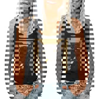 Cat Smoking Cigarette Kitty Meme Women Women Tank Top | Seseable CA