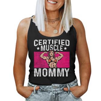 Certificado Muscle Mommy Bodybuilder Día De La Madre Gimnasio Camiseta sin mangas para mujer - Regaloses