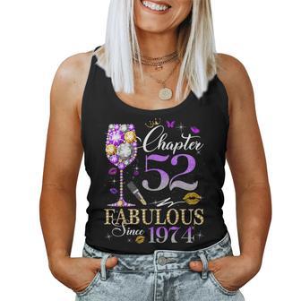 Chapter 52 Fabulous Since 1974 52Nd Birthday Girls Women Tank Top | Seseable CA