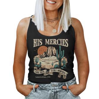 Christian Jesus His Mercies Are New Every Morning Women Tank Top - Thegiftio UK