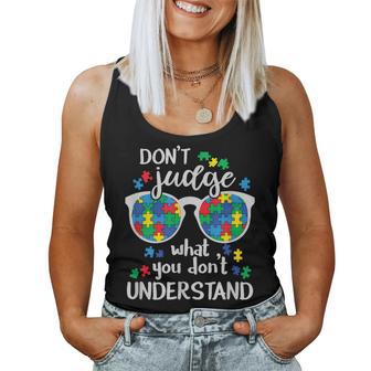Cita De Concienciaciónobre El Autismo Es Hombres Autista Puzzle Autismo Camiseta sin mangas para mujer - Regaloses