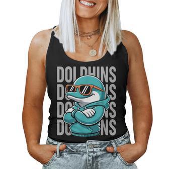 Cool Dolphin For Boys Girls Kids Women Tank Top - Thegiftio UK