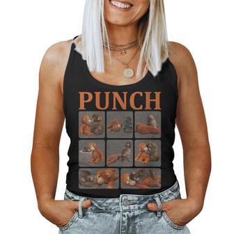 Cool Punch Mono Lindo Cuello Camiseta sin mangas para mujer - Regaloses