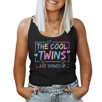 The Cool Twins Just Showed Up Twins Brother Sister Women Tank Top - Thegiftio UK