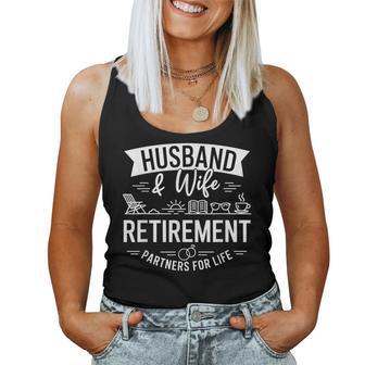 Couple Matching Husband & Wife Retirement Partners For Life Women Tank Top - Thegiftio
