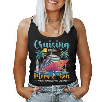 Cruising Together Mom And Son Matching Cruise Women Tank Top - Thegiftio UK