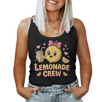 Cute Lemonade Day Crew Kawaii Girls Women Tank Top - Thegiftio UK